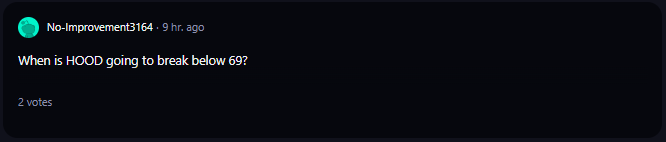 A comment on r/WallStreetBets subreddit.