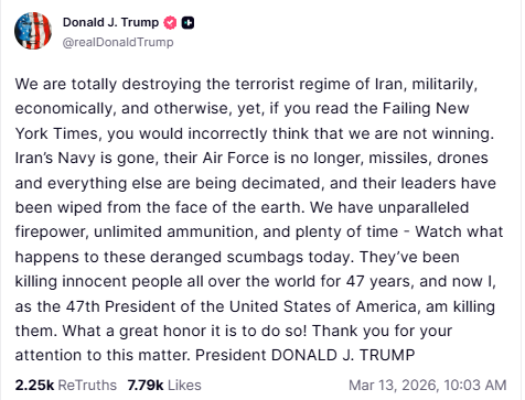 Trump Iran Warning