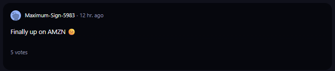 A comment on r/WallStreetBets subreddit.