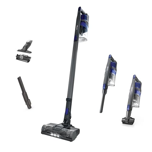 Shark Pet Cordless Stick Vacuum | HyperVelocity Suction, XL Dust Cup, LED Headlights | Removable Handheld with Crevice & Pet Multi-Tool | 40-Min Runtime | Lightweight, Portable | Grey | IX141