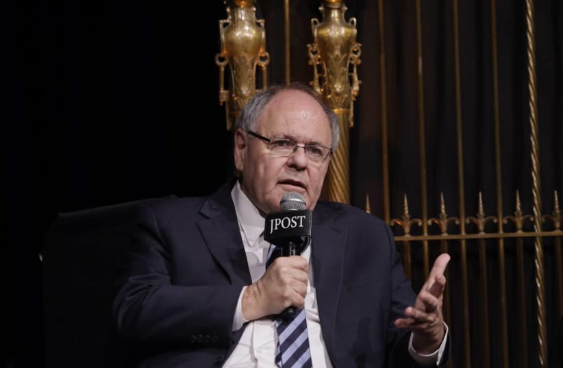  Yad Vashem Chairman Dani Dayan speaking at The Jerusalem Post Annual Conference on June 5, 2023. (credit: MARC ISRAEL SELLEM/THE JERUSALEM POST)