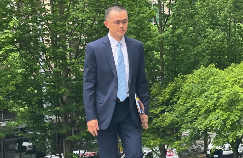 &nbsp;Binance founder Changpeng Zhao, who pleaded guilty to failing to implement a program to prevent money laundering, arrives for his sentencing in federal district court in Seattle, Washington. (credit: REUTERS/Deborah Bloom)