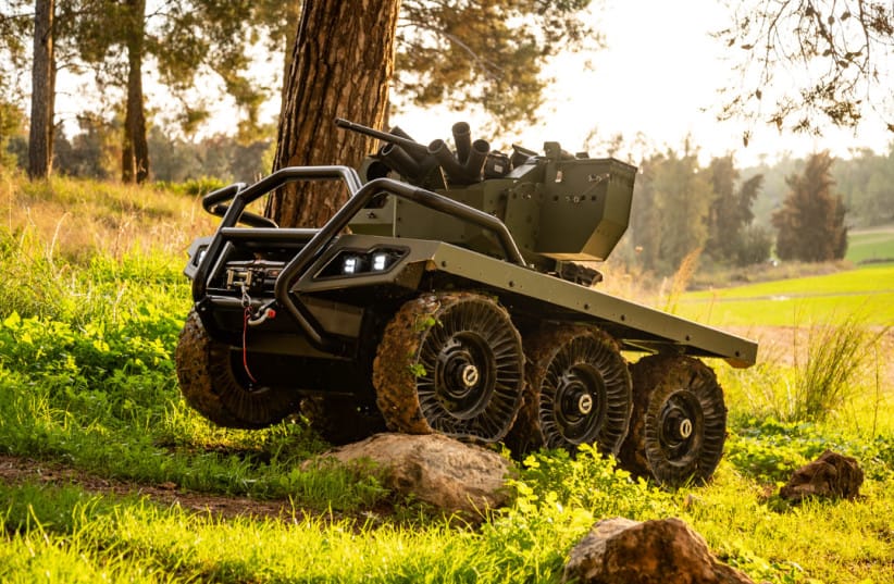 Elbit System's Rook unmanned ground vehicle (credit: ELBIT)