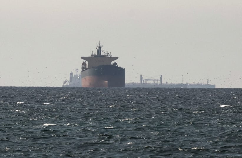 Tankers sail in the Gulf, near the Strait of Hormuz, as seen from northern Ras al-Khaimah, near the border with Oman’s Musandam governance, amid the US-Israeli conflict with Iran, in United Arab Emirates, March 11, 2026. (credit: REUTERS/STRINGER) Tankers sail in the Gulf, near the Strait of Hormuz, as seen from northern Ras al-Khaimah, near the border with Oman’s Musandam governance, amid the US-Israeli conflict with Iran, in United Arab Emirates, March 11, 2026. (credit: REUTERS/STRINGER)