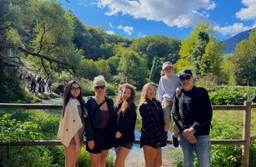 Anat Datner-Mualem and her family: husband, Aaron, and daughters May, Lia, Emma, and Leni.  (credit: Courtesy)
