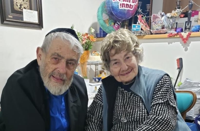 Always together, with husband, Yehoshua. (credit: Courtesy the Newman family) Always together, with husband, Yehoshua. (credit: Courtesy the Newman family)