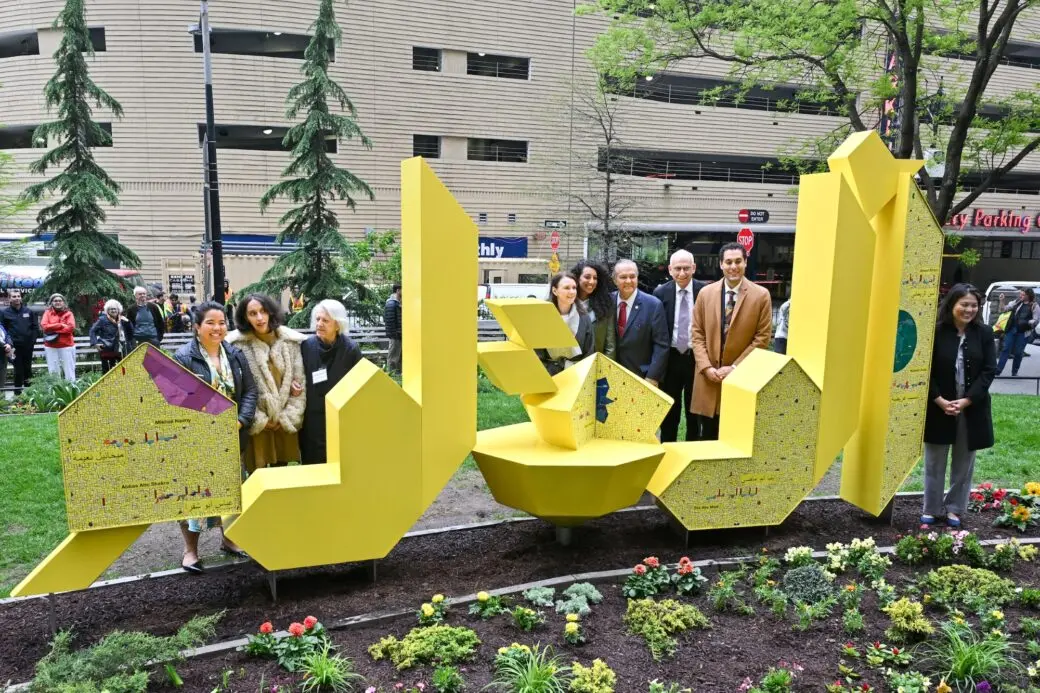 New sculpture in FiDi honors ‘Little Syria,’ NYC’s first Arabic-speaking community