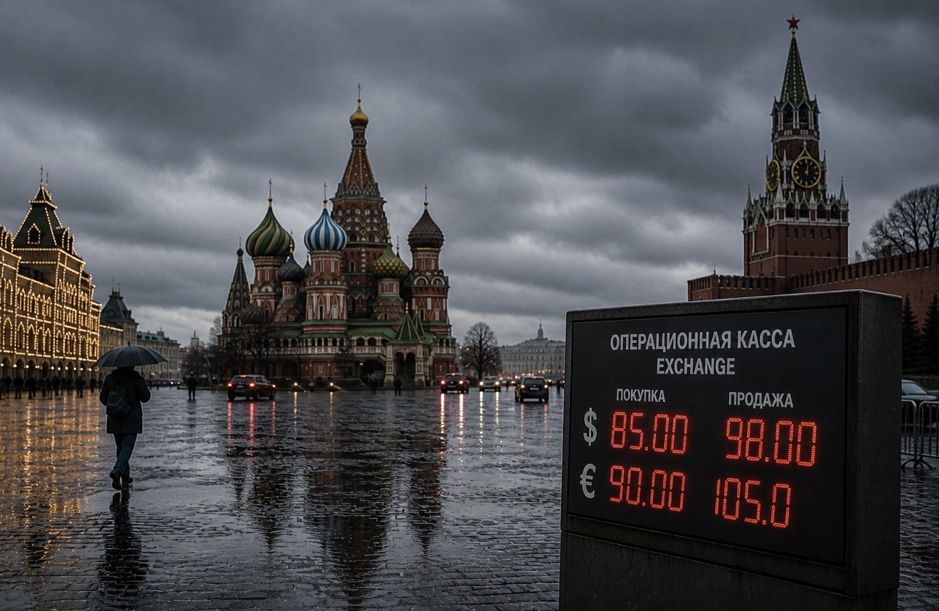 Russia’s Economy Stalls as Oil Revenue Collapses and War Costs Mount