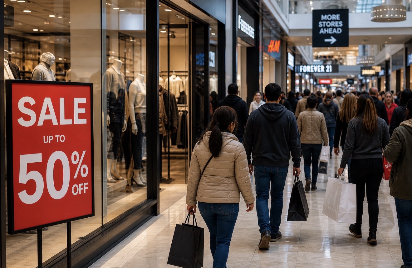 Retail Stocks Slip as Consumer Spending Shows Signs of Softening