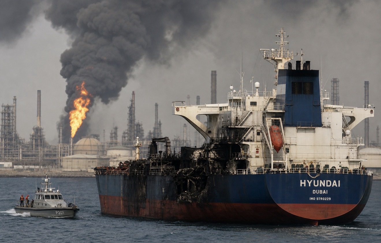 Iran Strikes South Korean Tanker and UAE as U.S. and Israel Ready New Strike Options; Markets Edge Higher on Palantir Earnings Beat