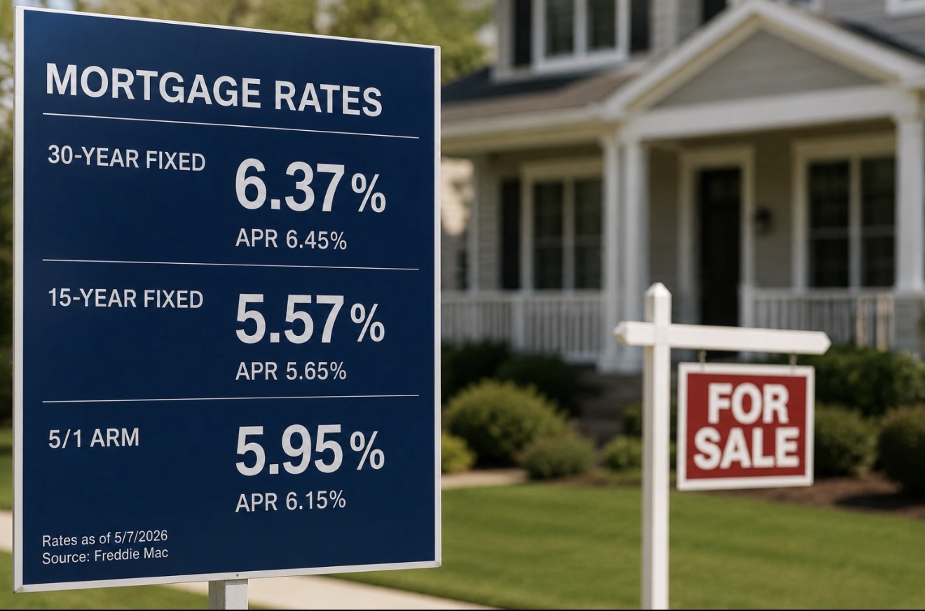 Mortgage Rates Hold Near 6.37% as Markets Brace for Tuesday Inflation Report