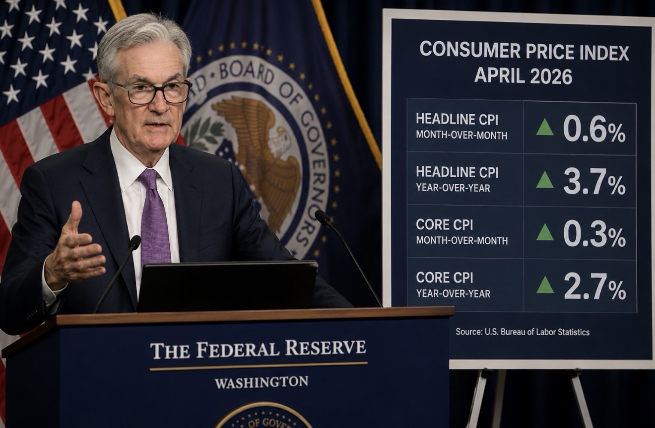 JUST RELEASED: April CPI Surges to 3.7%, Raising Fears of Higher Prices, Prolonged High Interest Rates, and Slower U.S. Economic Growth