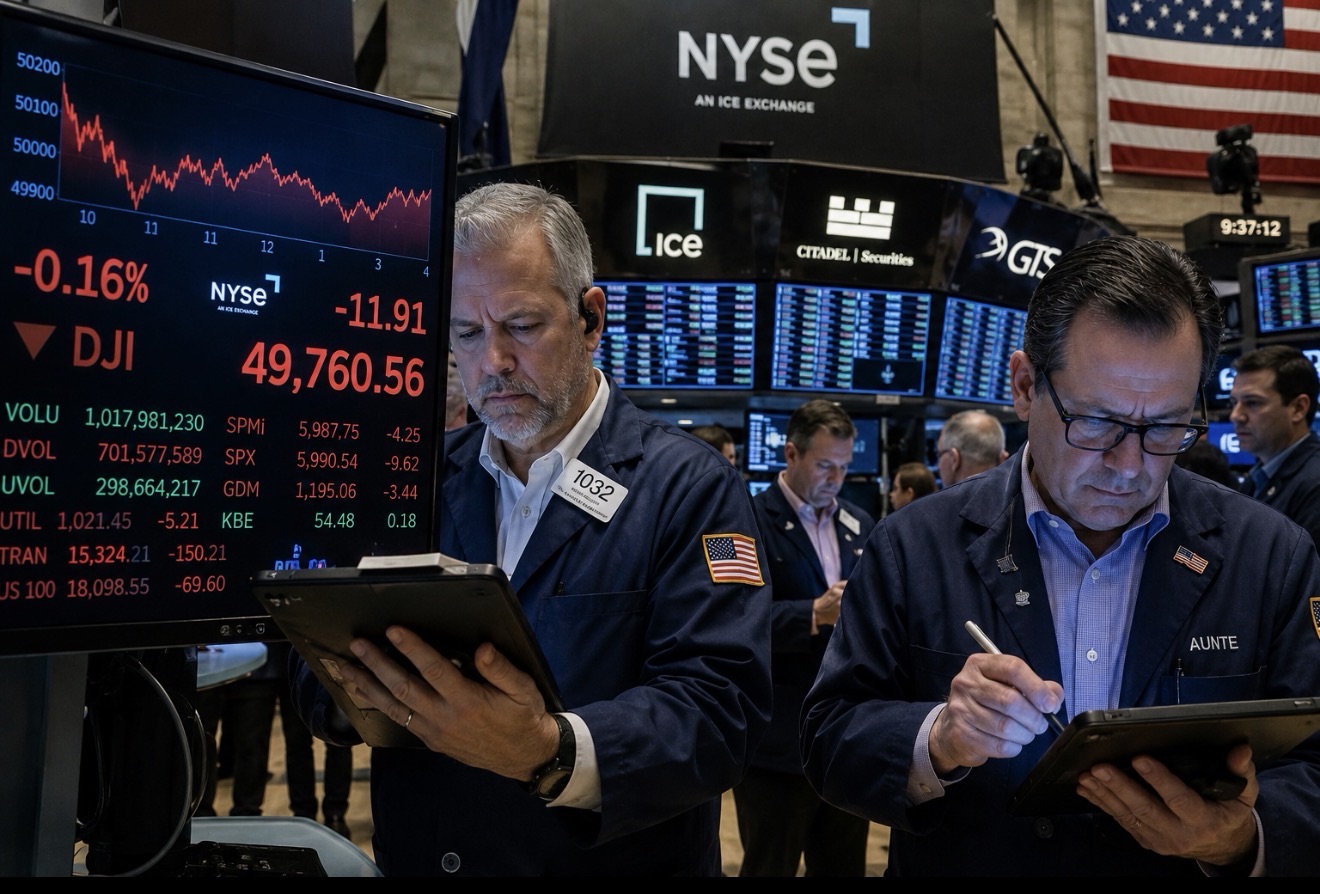 Stocks End Mixed Tuesday as Hot CPI Print and Iran War Pressure Tech, Dow Eked Out a Gain on Defensive Strength