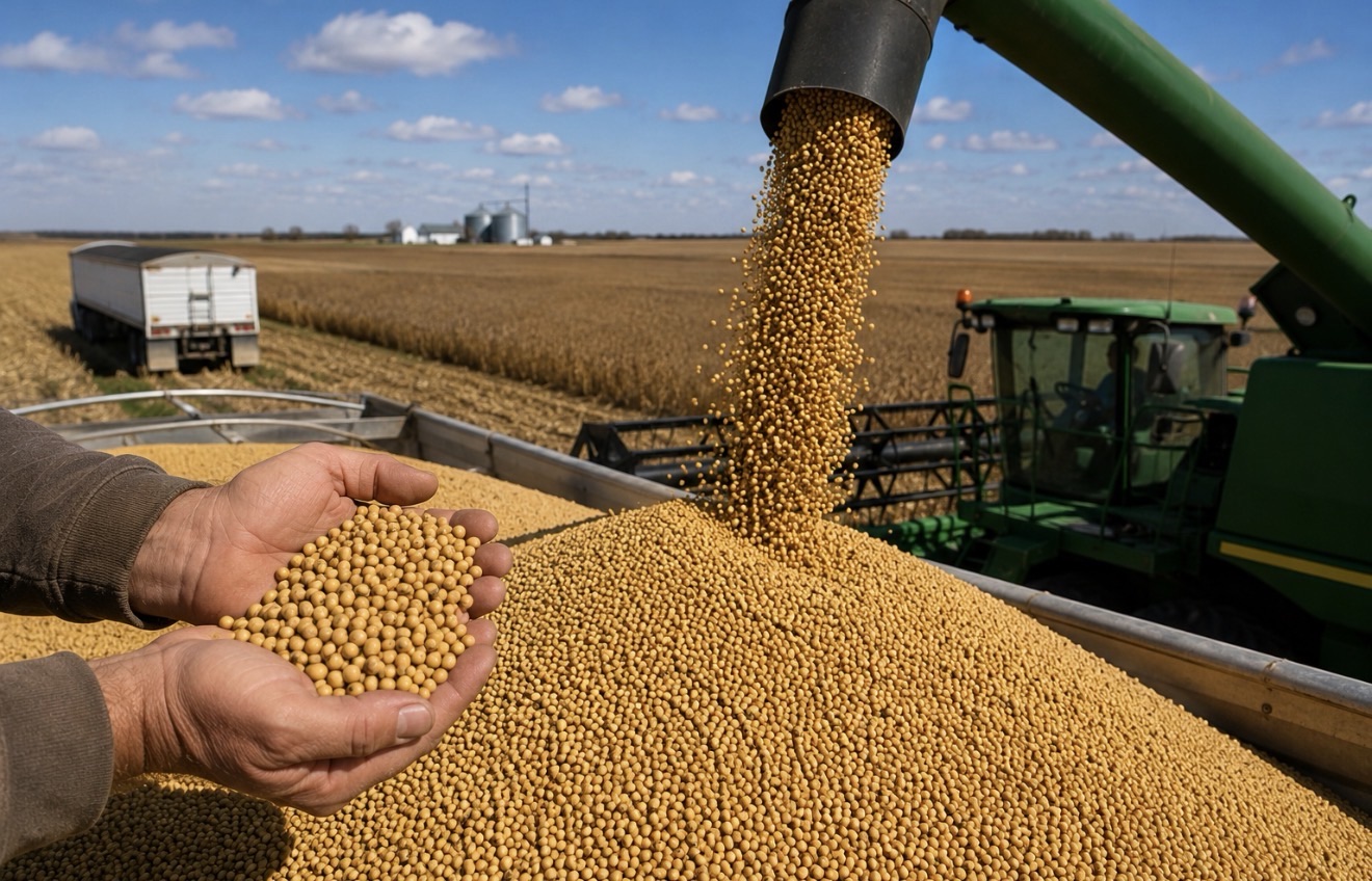 China Said to Pledge 25 Million Tons of Annual Soybean Buys in Trump-Xi Trade Package