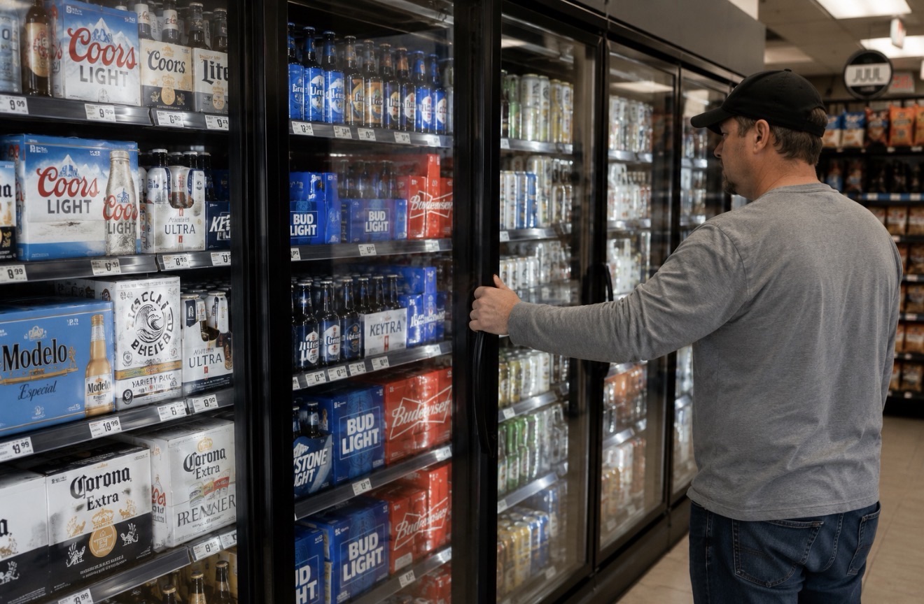 Beer Volumes Crack 6.3% as Pump Prices Drain the Convenience-Store Aisle