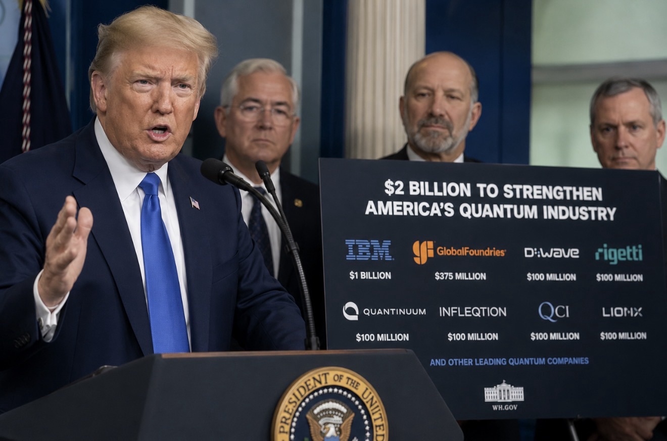 Trump Gives $2 Billion To Quantum Computing Companies And Takes Equity Stakes