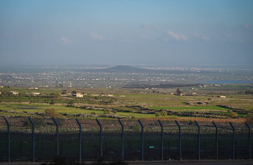 VIEW OF the Israeli border area with Syria, as seen from the northern Golan Heights, April 11, 2026. (credit: MICHAEL GILADI/FLASH90) VIEW OF the Israeli border area with Syria, as seen from the northern Golan Heights, April 11, 2026. (credit: MICHAEL GILADI/FLASH90)