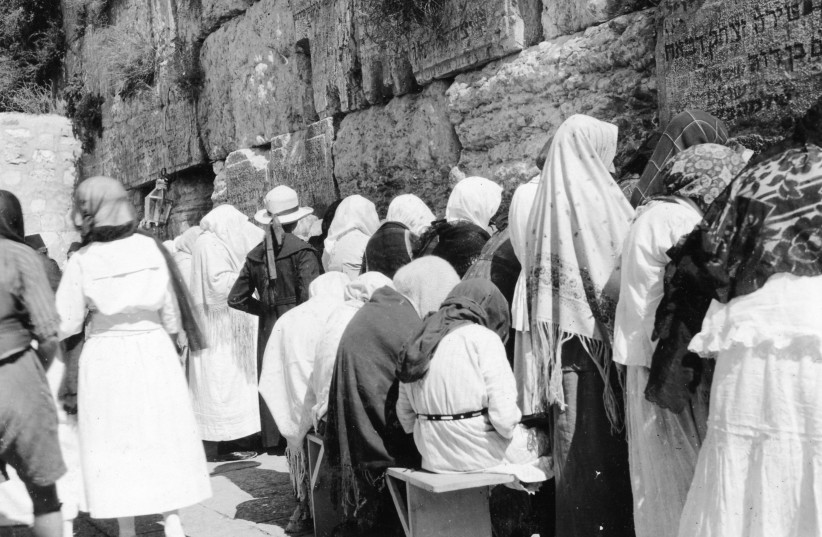 The Western Wall as taken by A.O. Freedman during his time in Jerusalem. (credit: Courtesy Tower of David Jerusalem Museum) The Western Wall as taken by A.O. Freedman during his time in Jerusalem. (credit: Courtesy Tower of David Jerusalem Museum)