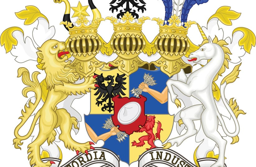Rothschild Family Arms.  (credit: Wikimedia Commons)