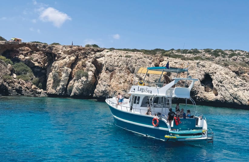 A BOAT TRIP around Cape Greco and Turtle Cove. (credit: TALY SHARON)