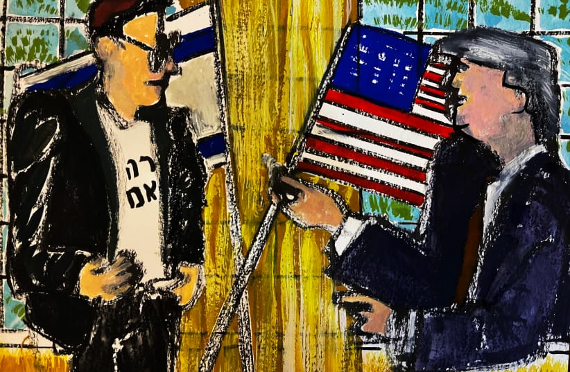 US President Donald Trump meets former hostage Rom Braslavski, a security guard working at the Nova festival who was too traumatized to visit the White House earlier this year with other former hostages. He has spoken out about his sexual abuse in Hamas captivity. (credit: LIANE GRUNBERG WAKABAYASHI) US President Donald Trump meets former hostage Rom Braslavski, a security guard working at the Nova festival who was too traumatized to visit the White House earlier this year with other former hostages. He has spoken out about his sexual abuse in Hamas captivity. (credit: LIANE GRUNBERG WAKABAYASHI)