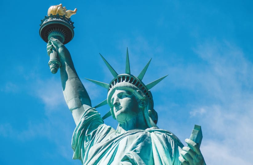 THE STATUE OF LIBERTY: ‘Give me your tired, your poor...’ (credit: SHUTTERSTOCK) THE STATUE OF LIBERTY: ‘Give me your tired, your poor...’ (credit: SHUTTERSTOCK)