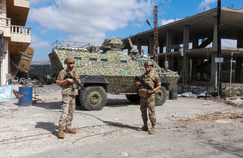 Members of the Lebanese army stand guard next to an armoured personnel carrier, as people make their way back to their homes, following a peace deal between the United States and Iran, in Bir Al-Salasil, Tyre district, southern Lebanon, June 15, 2026. (credit: REUTERS/AZIZ TAHER) Members of the Lebanese army stand guard next to an armoured personnel carrier, as people make their way back to their homes, following a peace deal between the United States and Iran, in Bir Al-Salasil, Tyre district, southern Lebanon, June 15, 2026. (credit: REUTERS/AZIZ TAHER)