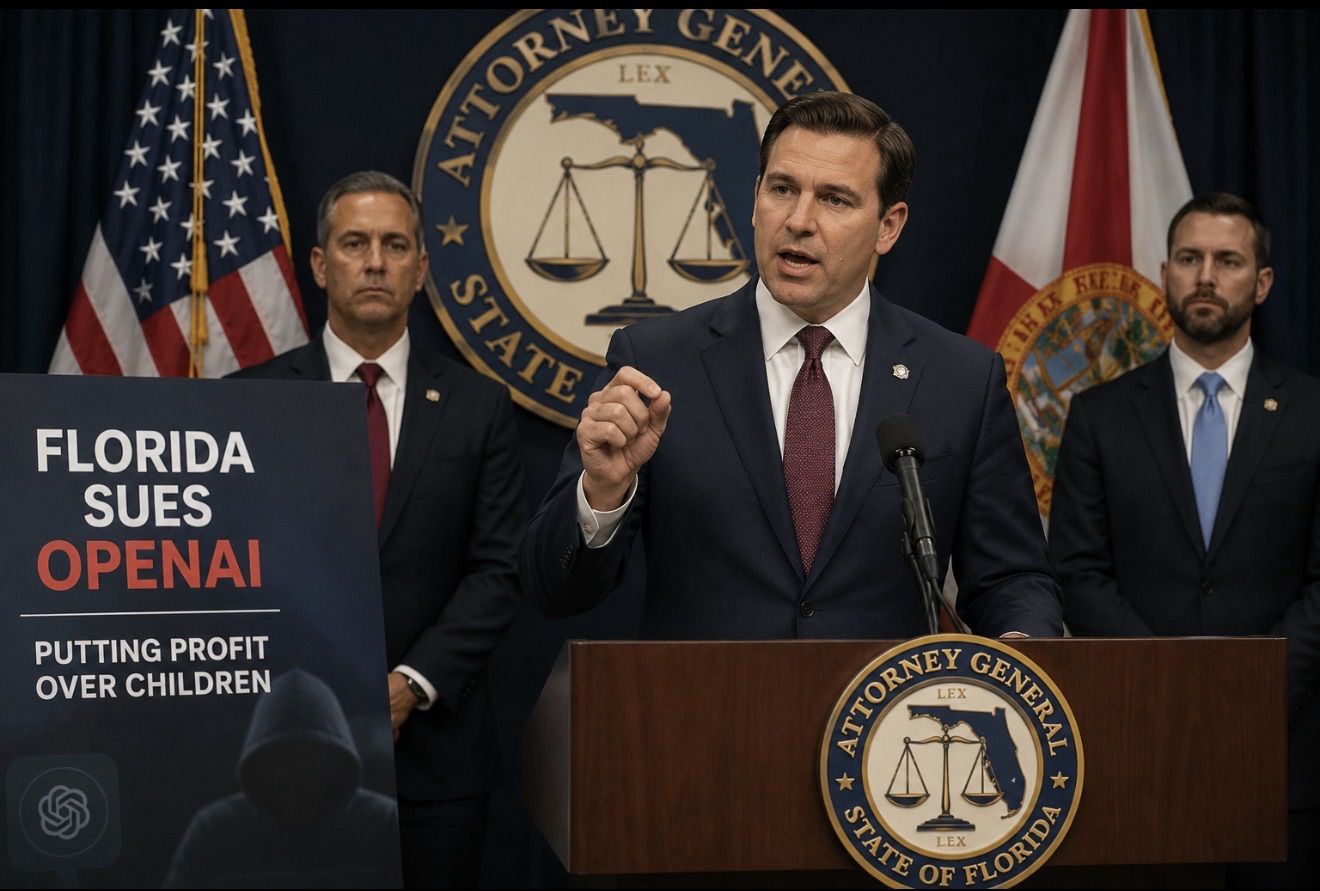Florida Becomes First State to Sue OpenAI Over Child Safety Concerns