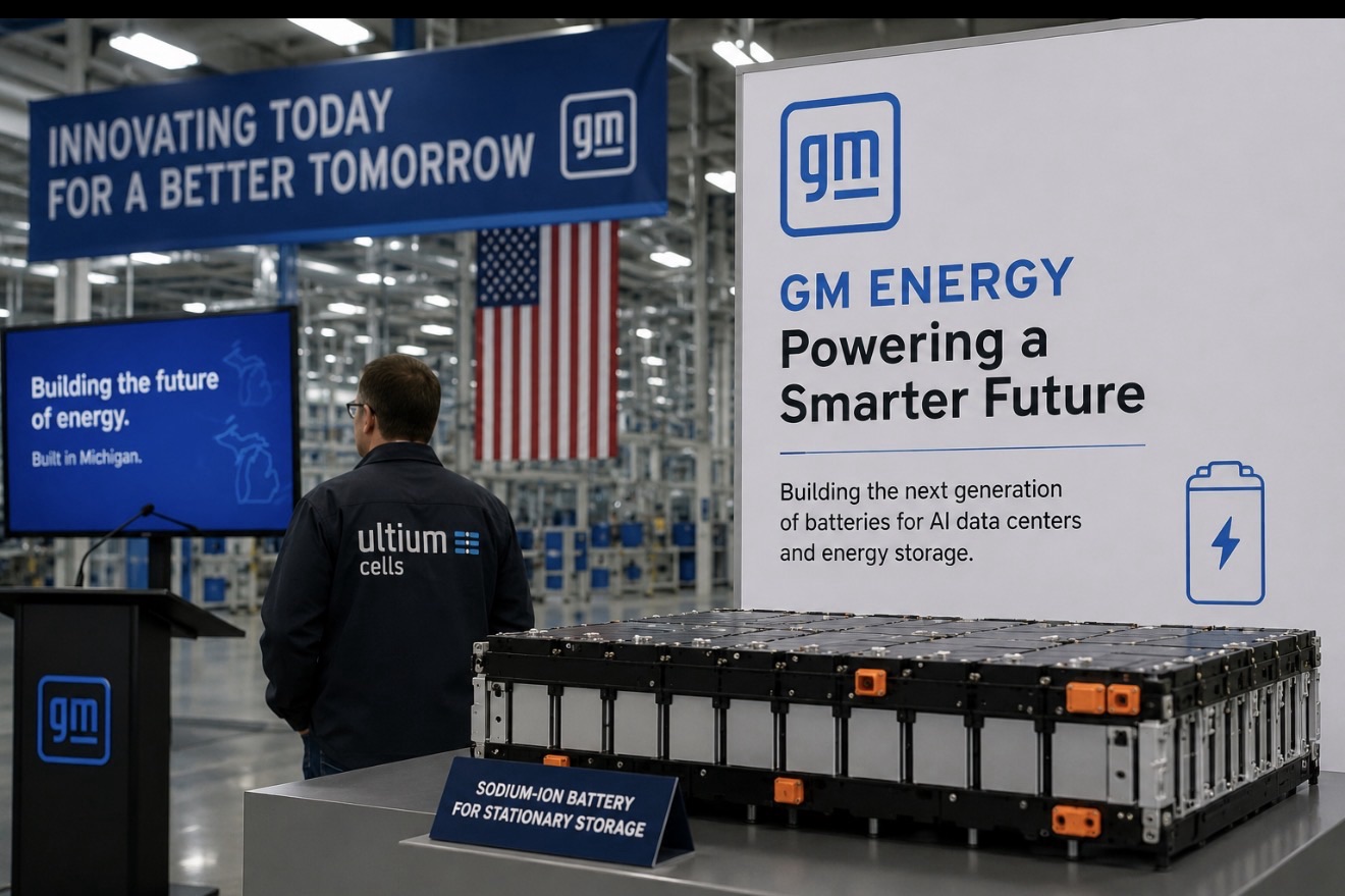 GM Moves Into the Battery Business for AI Data Centers