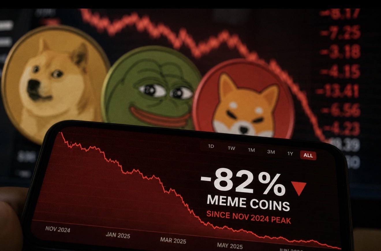 Meme Coins Have Collapsed 82% Since Their Peak, Leaving Everyday Investors Holding the Losses