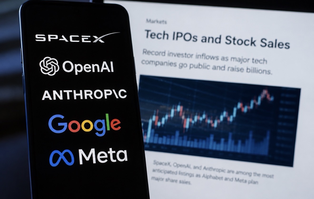 Investors Pour Record Cash Into US Stocks as Tech Companies Sell Shares