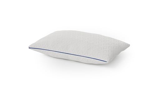 Helix ComfortAdjust Cooling Standard Pillow for Side, Back & Stomach Sleepers &ndash; Shredded Foam, Customizable Loft & Firmness, Cool-to-Touch Cover for Hot Sleepers & Neck Pain Relief