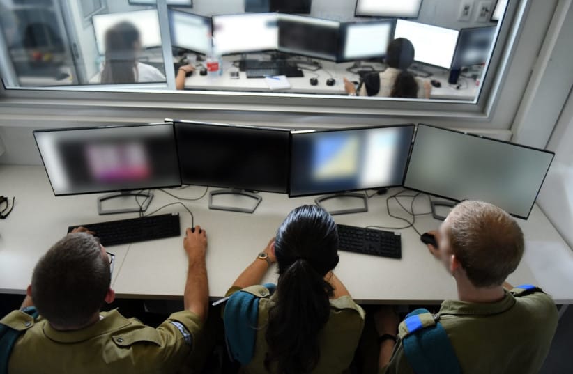 Soldiers from the C4i Cyber Defense Directorate. (credit: IDF SPOKESPERSON'S UNIT) Soldiers from the C4i Cyber Defense Directorate. (credit: IDF SPOKESPERSON'S UNIT)