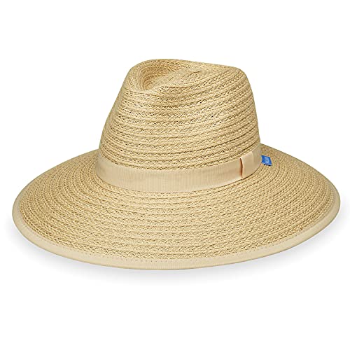 Wallaroo Hat Company &ndash; Women&rsquo;s Bali Fedora &ndash; UPF 30+ Sun Protection, Wide Brim, Packable and Adjustable Sizing for Medium Crown Sizes &ndash; Fashionable Sun Hat for Everyday Sun Protection (Natural)