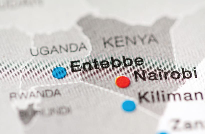 A central Ugandan city close to the capital of Kampala, Entebbe is situated on a peninsula extending into Lake Victoria&rsquo;s northern shores. An early rescue plan involved parachuting commandos into the  water, but was abandoned due to the lake being heavily infested with aggressive Nile crocodiles. (credit: SHUTTERSTOCK)