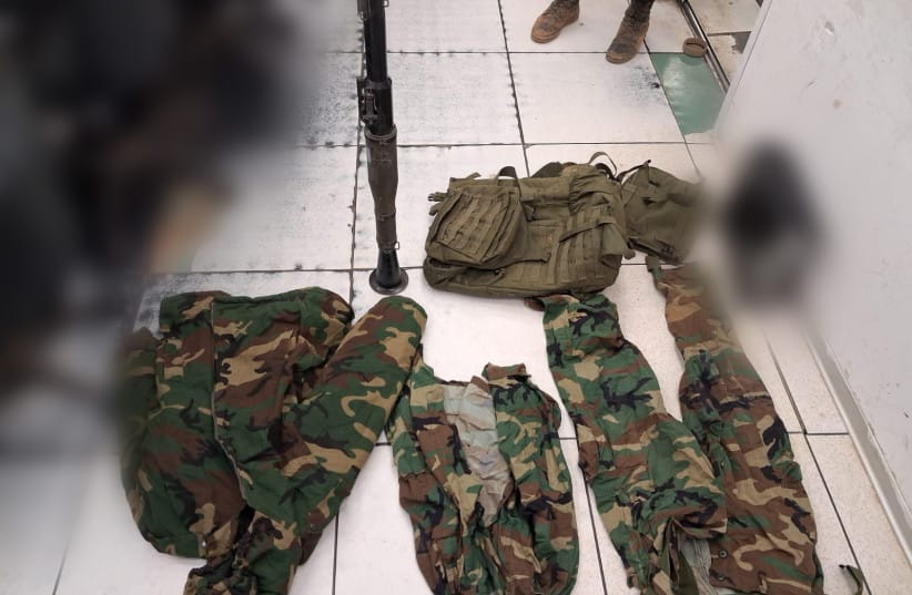 IDF finds rocket launcher, numerous other weapons in civilian home in southern Lebanon, July 7, 2026. (credit: IDF SPOKESPERSON'S UNIT)