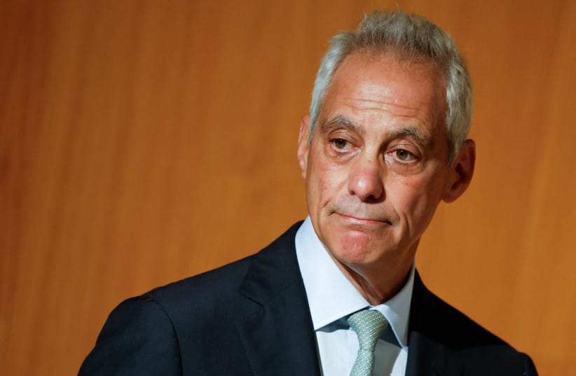 Former White House chief of staff Rahm Emanuel attends an event at Tel Aviv University in Tel Aviv, Israel, July 8, 2026 (credit: REUTERS/AMIR COHEN)