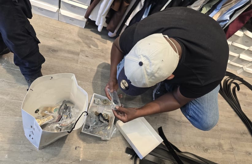 Police seize Rolex watches suspected of being stolen or counterfeit, Beit Hanina, July 22, 2026. (credit: POLICE SPOKESPERSON'S UNIT)
