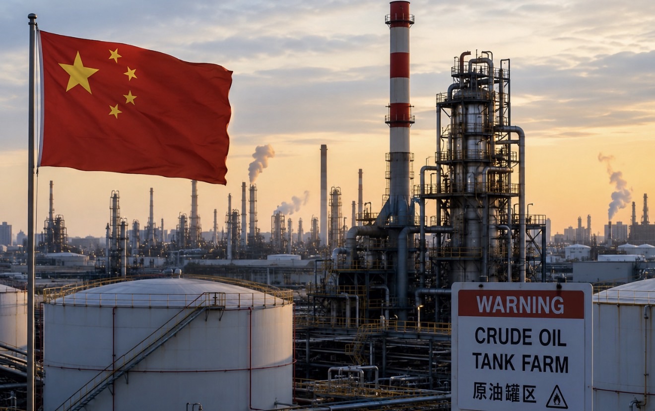 China Cuts Refinery Runs to Decade Low as June Crude Imports Fall 41%