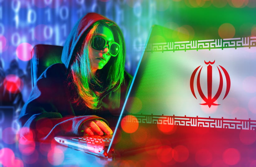 An illustration of a cyber hacker and the Iranian flag. (credit: FOTOGRIN. Via Shutterstock) An illustration of a cyber hacker and the Iranian flag. (credit: FOTOGRIN. Via Shutterstock)