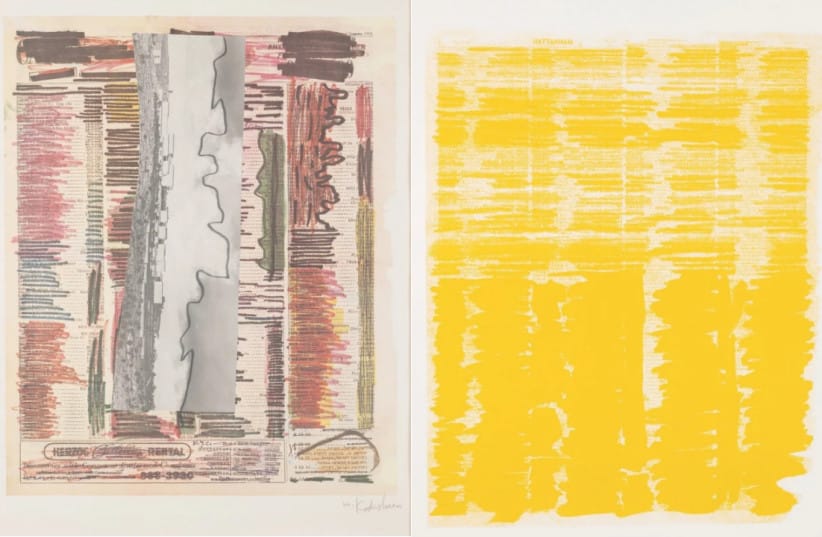 TELEPHONE DIRECTORY PAGES were embellished by reflections of real-life natural and constructed topography and contours. (credit: ELIE POSNER)