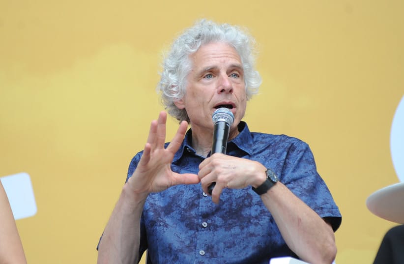 Steven Pinker speaks onstage during OZY Fest 2018 at Rumsey Playfield, Central Park on July 21, 2018 in New York City. (credit: Brad Barket/Getty Images for Ozy Media)