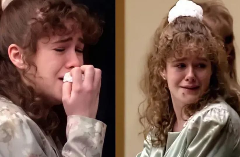 Christa Pike at the time of her sentencing, in March 1996. aged 20, on   (credit: SCREENSHOT/X)