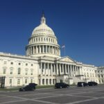 Archive photograph of the United States Capitol's east front, September 2018.