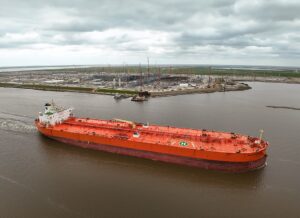 Archive: crude tanker Eagle Kinabalu at Port Arthur, Texas, April15,2025. Not one of the NABEP vessels announced today.