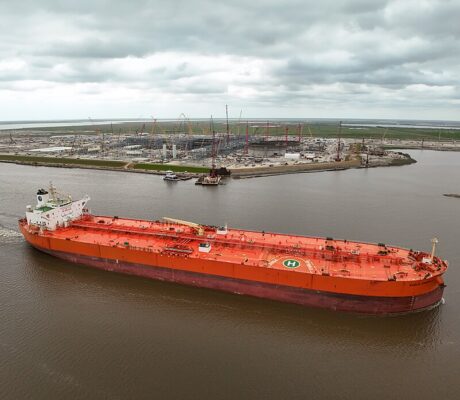 Archive: crude tanker Eagle Kinabalu at Port Arthur, Texas, April15,2025. Not one of the NABEP vessels announced today.