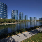 Oracle's Redwood Shores campus in an archive photograph uploaded June 2007, not the new AI systems.