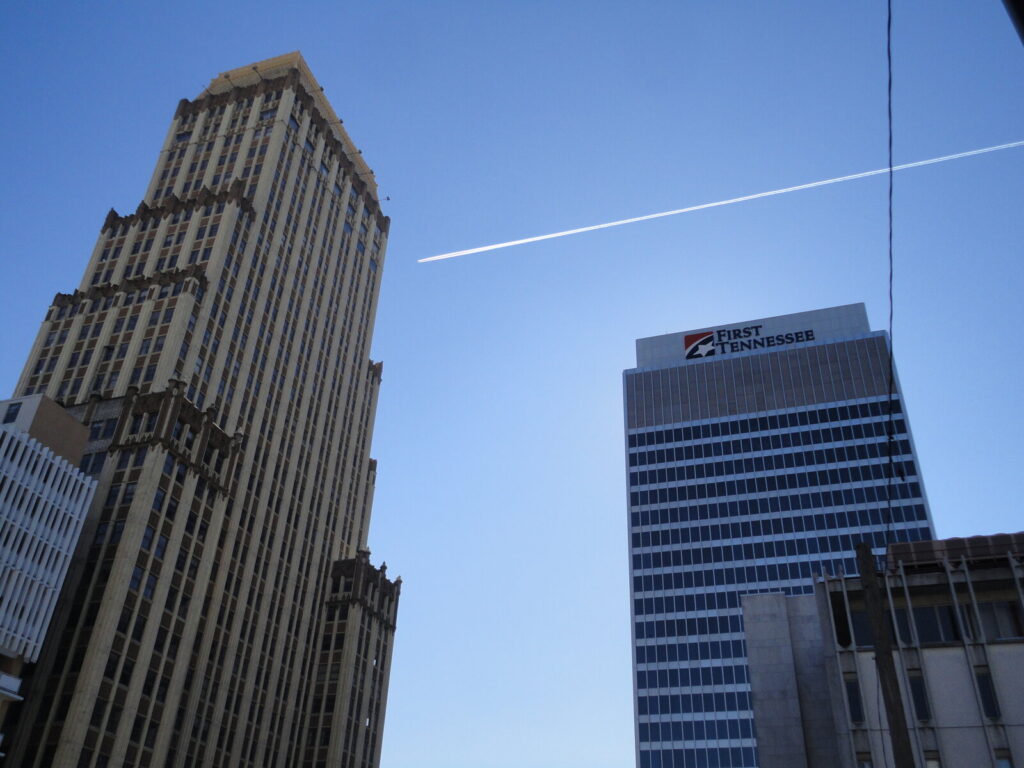 The First Horizon Bank Tower in Memphis.
