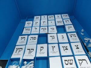 Archive: ballot papers at HaBiluyim School polling station, Ramat Gan, Israel, September 17, 2019, not the 2026 election.