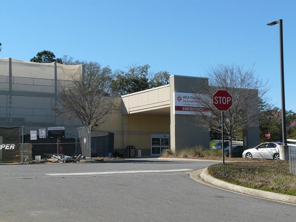 HCA Florida Southwood Emergency department in Tallahassee, Florida